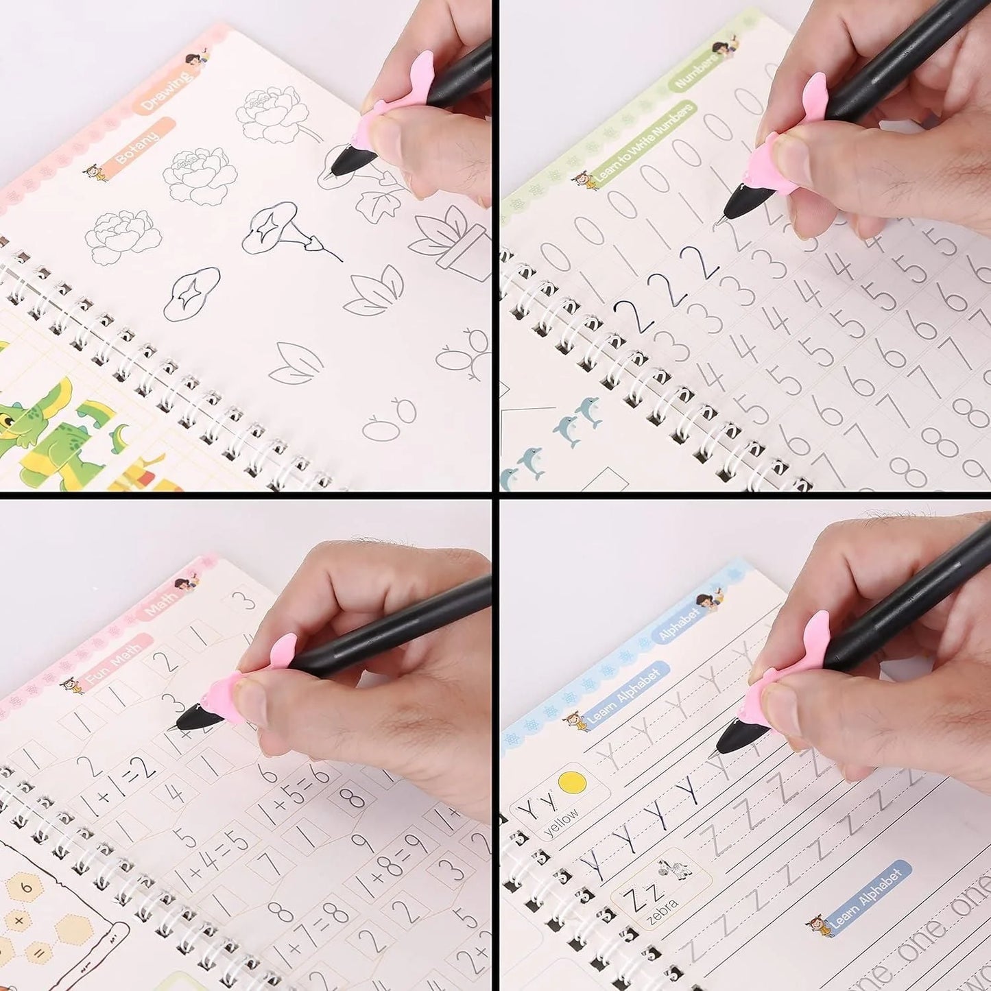 Magic Practice Copybook (4 Book + 10 Refill) (A-127)