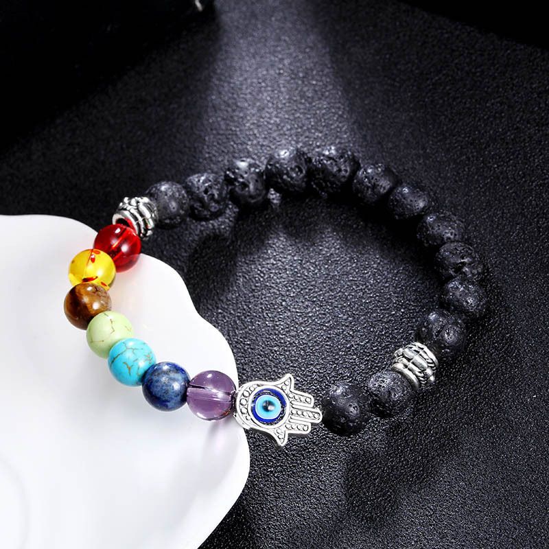 ๐ Classic 7 Chakra Healing Bracelet ๐ฎ | ๐งโโ๏ธ Energy Balancing Beads โจ | ๐ซ Pack of 1 โ Inner Peace & Positivity ๐ฟ
