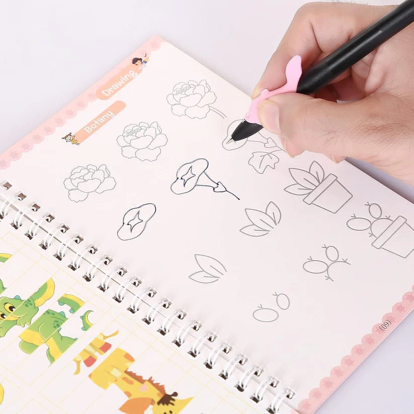 Magic Practice Copybook (4 Book + 10 Refill) (A-127)
