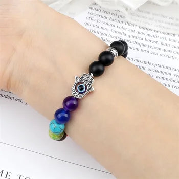 ๐ Classic 7 Chakra Healing Bracelet ๐ฎ | ๐งโโ๏ธ Energy Balancing Beads โจ | ๐ซ Pack of 1 โ Inner Peace & Positivity ๐ฟ